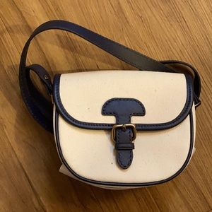 Canvas crossbody bag